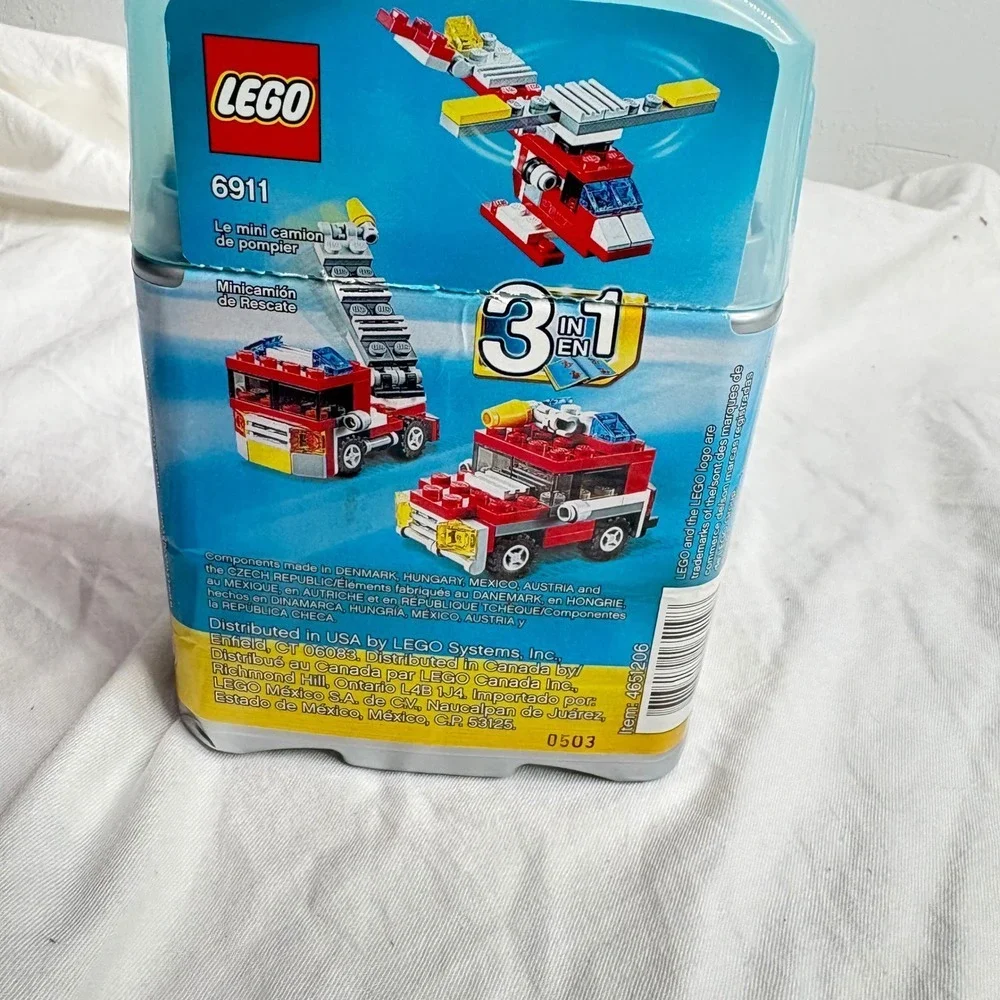 LEGO Creator 6911 Mini Fire Rescue 3 in 1 Building Toy Set, Ages 6 to 12